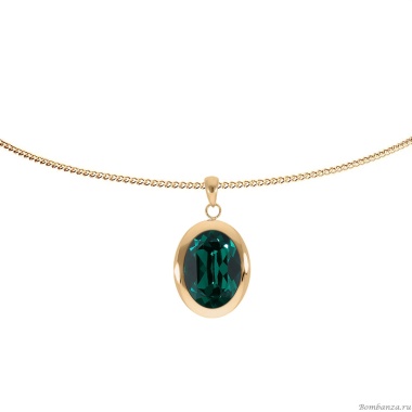 Колье Qudo, TIVOLA big G emerald, 404549.1 G/G Колье Qudo, TIVOLA big G emerald, 404549.1 G/G